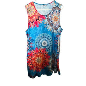 Simple Fun Mid Sleeveless Dress